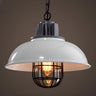 Industrial Iron Chain Dome Kitchen Island Pendant Light Image - 4