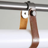 Industrial Linear Leather Straps Island Pendant Light Image - 11