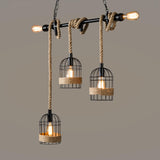 Industrial LOVE Design Rope Island Pendant Light Image - 11