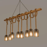 Industrial LOVE Design Rope Island Pendant Light Image - 15