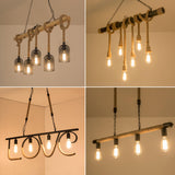 Industrial LOVE Design Rope Island Pendant Light Image - 8