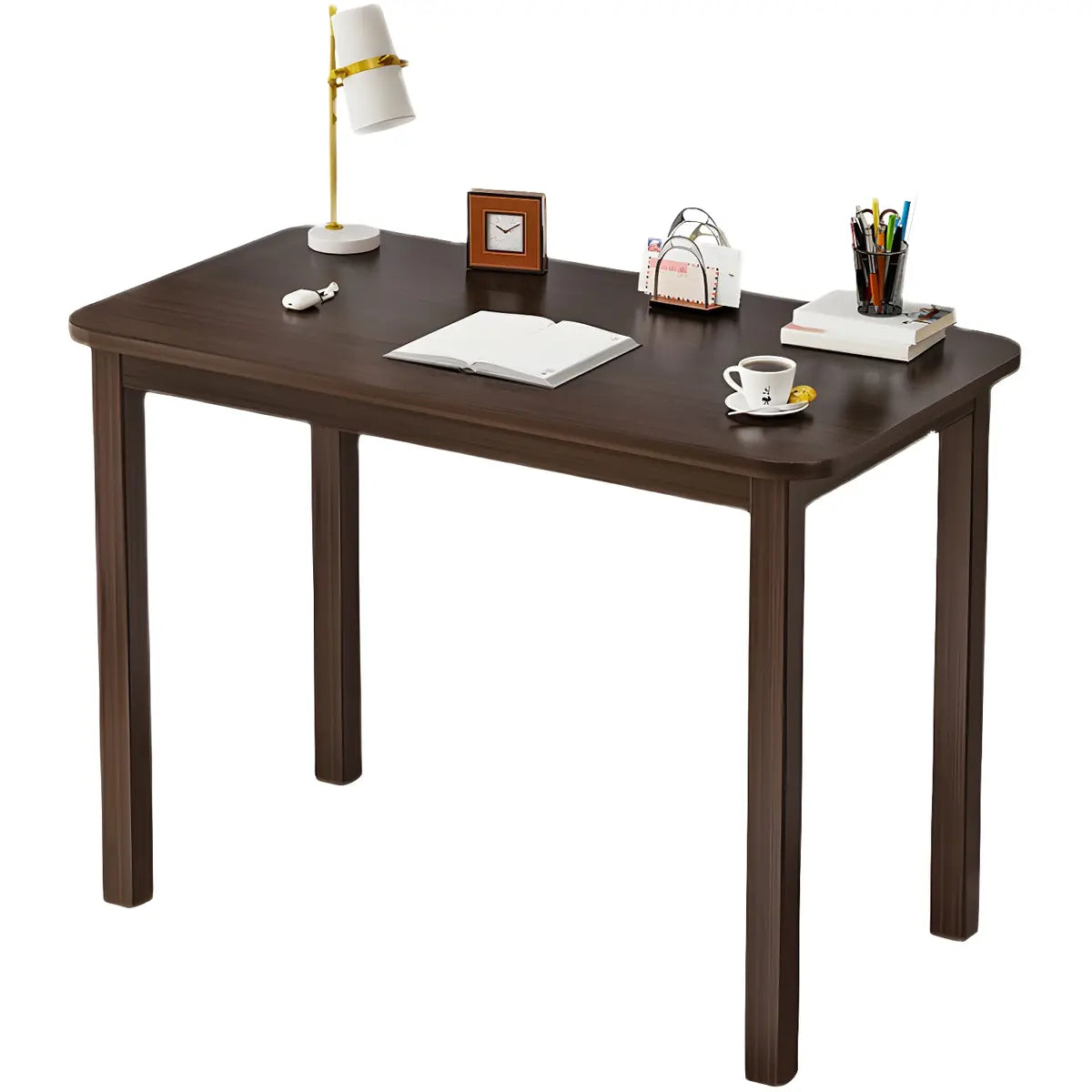 Industrial Manufactured Wood Rectangular Writing Desk Image - 5