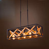 Industrial Metal Cage Kitchen Island Pendant Light Image - 2