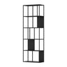 Industrial Metal Open Black Etagere Display Bookcases Image - 5