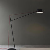 Industrial Modern Adjustable Black Spar Floor Lamp Image - 7