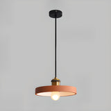 Industrial Multi Color Resin Cone Drum Pendant Lights Image - 13