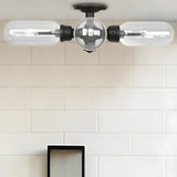 Industrial Pipe Capsule Semi-Flush Mount Light 6-Light Image - 12