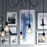 Industrial Restaurant Spider Swag Edison Bulbs Pendant Light Image - 16