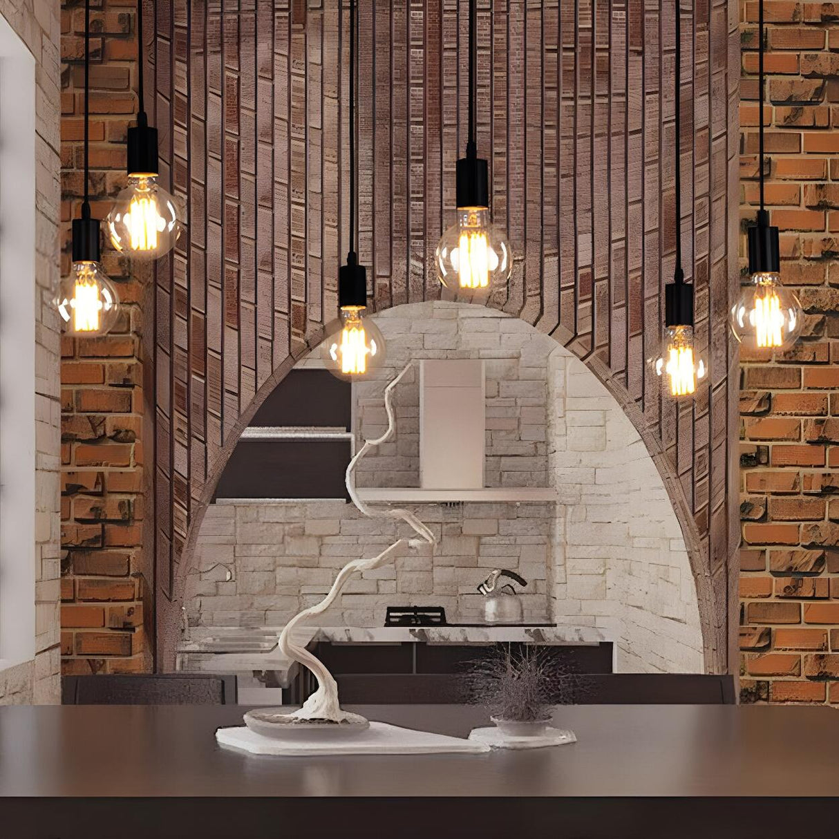 Industrial Restaurant Spider Swag Edison Bulbs Pendant Light Image - 6