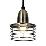 Industrial Retro Metal Wire Cage Kitchen Pendant Light Image - 19