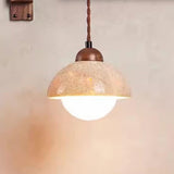 Industrial Walnut Wood Dome Swing Arm Wall Sconce Image - 12