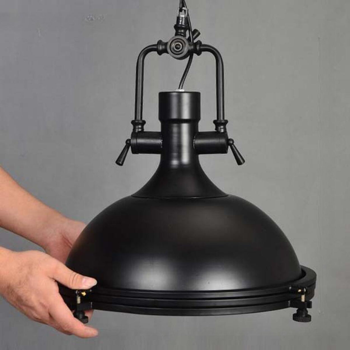 Industrial Warehosue Dome Metal Dome Pendant Light Image - 12