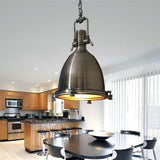 Industrial Warehosue Dome Metal Dome Pendant Light Image - 2