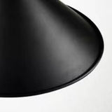 Industrial Warehouse Black Metal Cone Pendant Light Image - 13