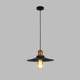 Industrial Warehouse Black Metal Cone Pendant Light Image - 9