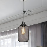 Industrial Wire Mesh Metal Dome Dining Room Pendant Light Image - 16