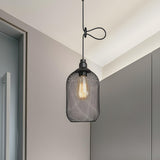 Industrial Wire Mesh Metal Dome Dining Room Pendant Light Image - 17