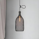 Industrial Wire Mesh Metal Dome Dining Room Pendant Light Image - 20