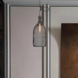 Industrial Wire Mesh Metal Dome Dining Room Pendant Light Image - 21