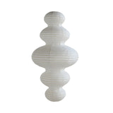 Japanese Ambient Rattan Pedant Lamp White Chandelier Image - 5