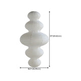 Japanese Ambient Rattan Pedant Lamp White Chandelier #size