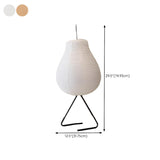 Japanese Style Beige Isamu Noguchi Akari Floor Lamp #size