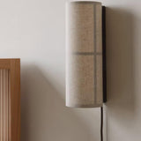 Japanese Style Cylinder Fabric Shade Wall Sconce Image - 8