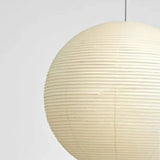 Japanese White Paper Lantern Dining Room Pendant Light Image - 7