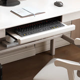 Keyboard Tray Soft Close Drawer H-Shape Computer Desk Image - 10