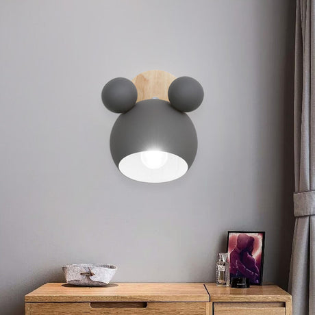 Kid's Room Creative Mouse Ears Wall Light Sconces Image - 1