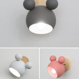 Kid's Room Creative Mouse Ears Wall Light Sconces Image - 16