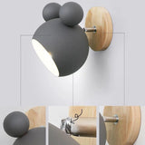 Kid's Room Creative Mouse Ears Wall Light Sconces Image - 19