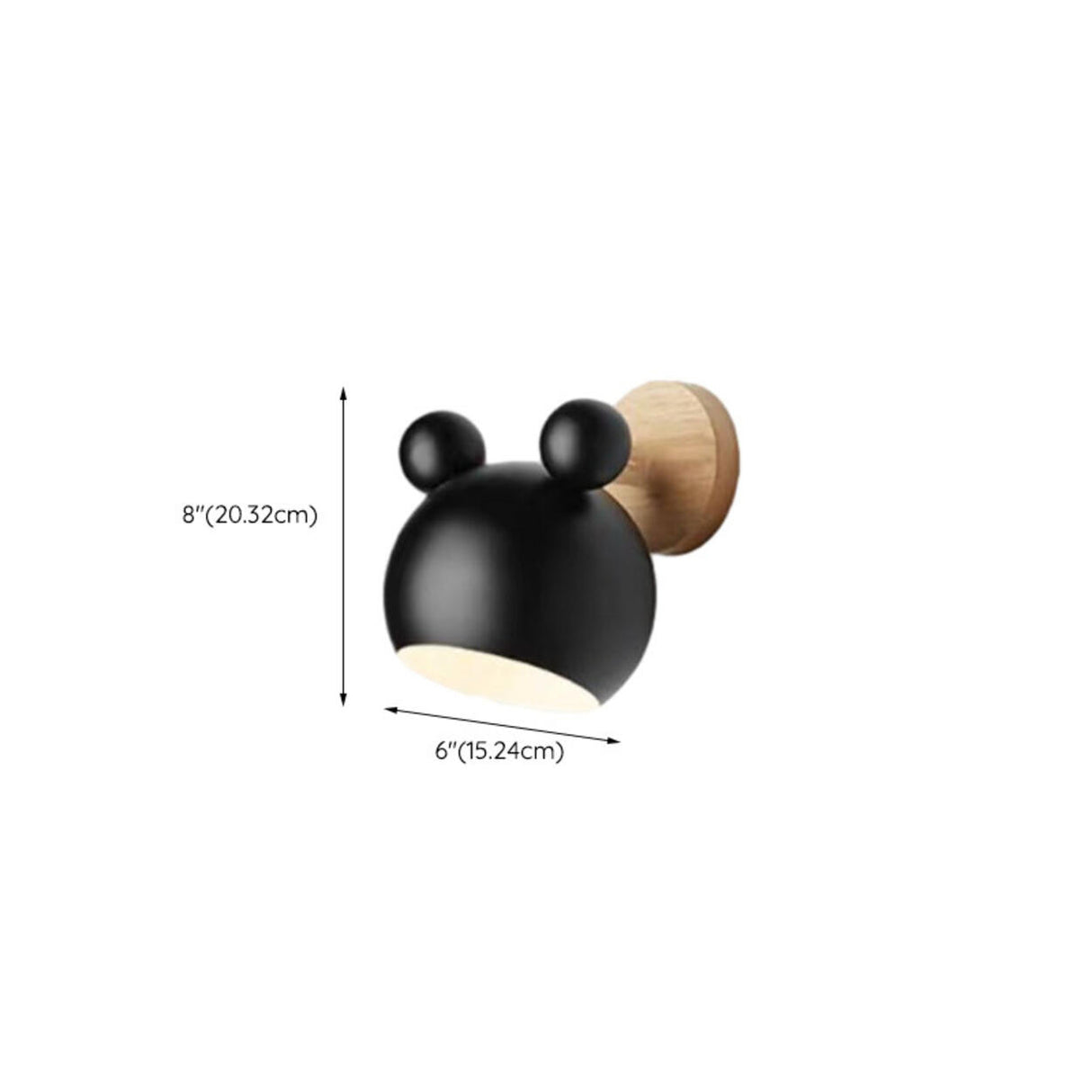 Kid's Room Creative Mouse Ears Wall Light Sconces Image - 24