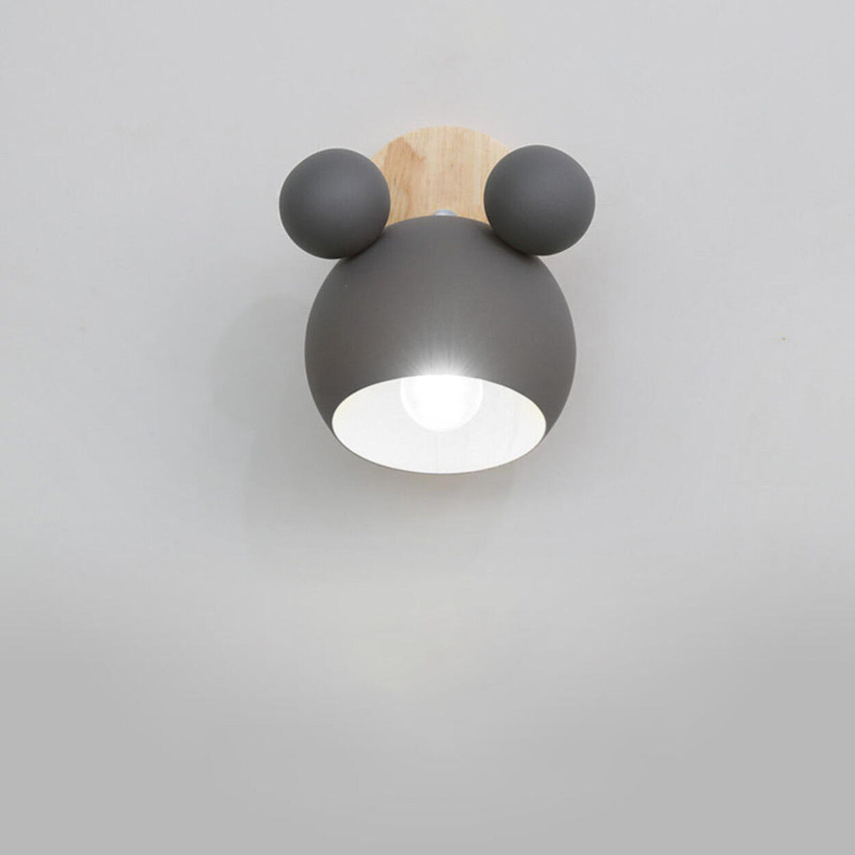 Kid's Room Creative Mouse Ears Wall Light Sconces Image - 7