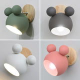 Kid's Room Creative Mouse Ears Wall Light Sconces Image - 8