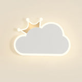 Kid‘’s Room Cute Cloud-Shaped LED Wall Light Image - 11