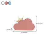 Kid‘’s Room Cute Cloud-Shaped LED Wall Light #size