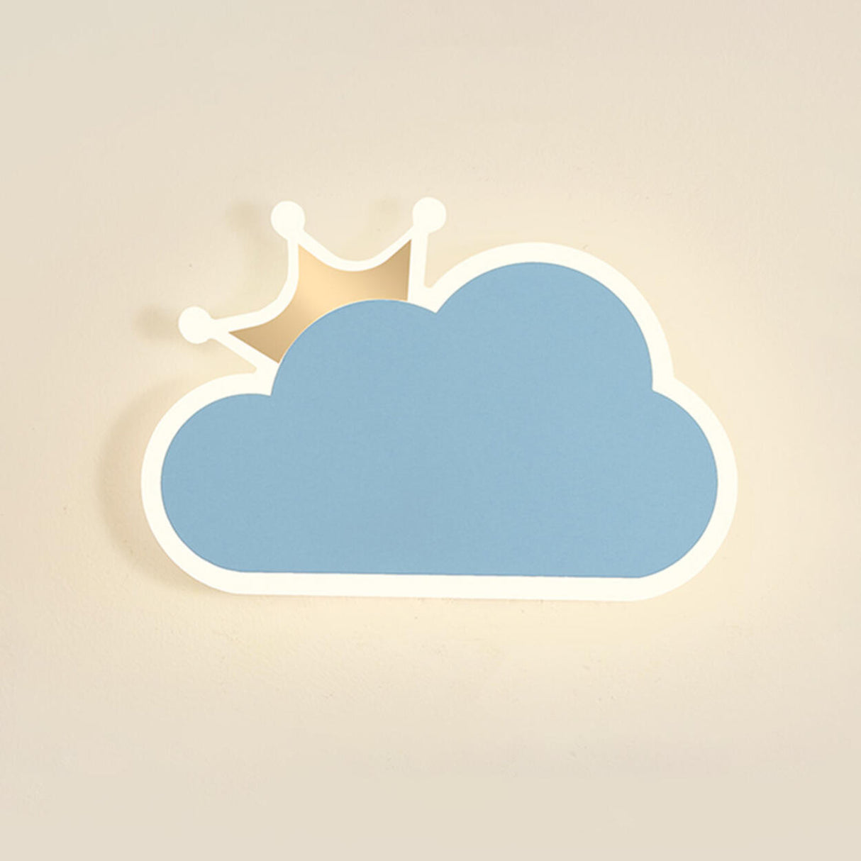 Kid‘’s Room Cute Cloud-Shaped LED Wall Light Image - 8