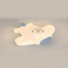 Kids Bedroom Airplane LED Flush Mount Ceiling Fixture Image - 5