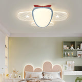 Kids Bedroom Airplane LED Flush Mount Ceiling Fixture Image - 6