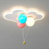 Kids Bedroom Colorful Balloon Cloud Flush Mount Light Image - 10