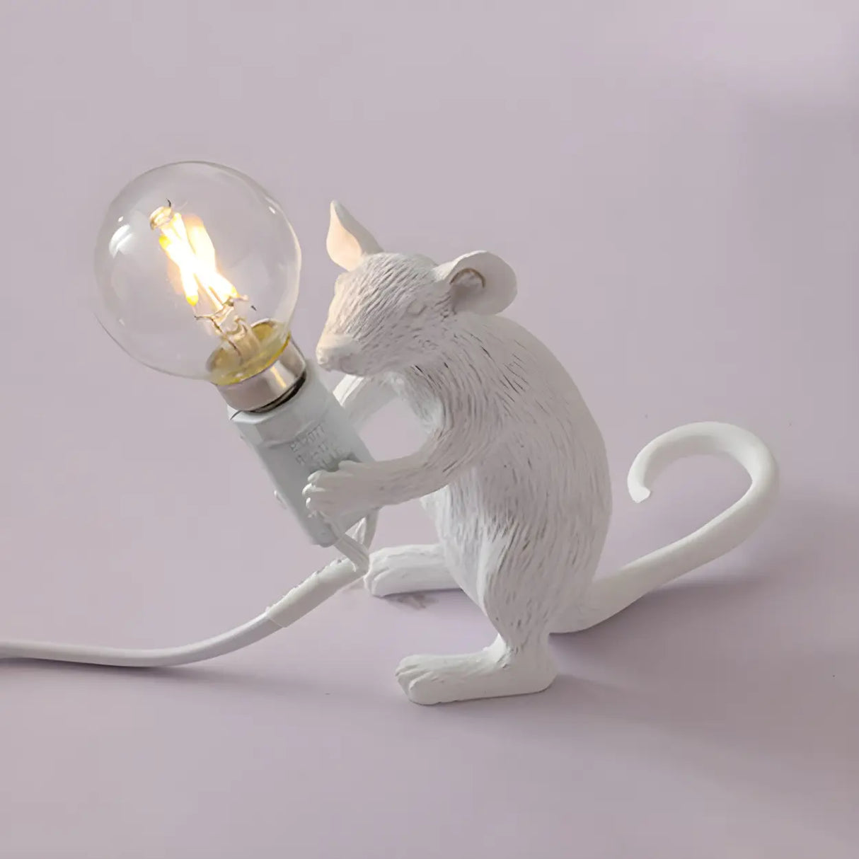 Kids Chic Mouse-Shaped Resin Bedside Decor Table Lamp Image - 11