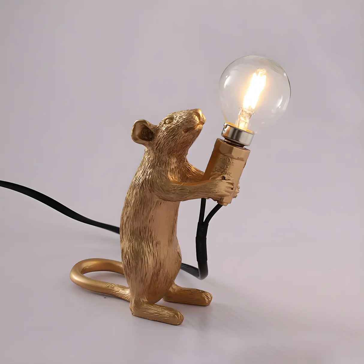 Kids Chic Mouse-Shaped Resin Bedside Decor Table Lamp Image - 8