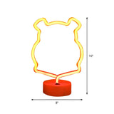 Kids Creative Cartoon Animal Neon LED Night Light Image - 14