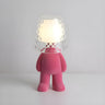 Kids Creative Glass Cup Shape Little Man Table Lamp Image - 2