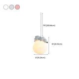 Kids Cute Globe Resin Pendant Light Adjustable Cord #size