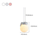 Kids Cute Globe Resin Pendant Light Adjustable Cord Image - 24