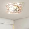 Kids Room 2 Elliptic Rings Ceiling Fan with LED Light Image - 5