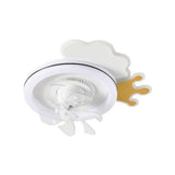 Kids Room 7 Clear Blades Childish Ceiling Fan Light Image - 10