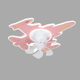 Kids Room Aircraft Shaped Ceiling Fan with LED Light Image - 8